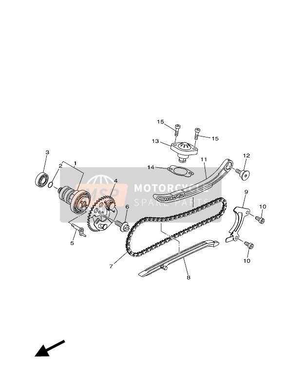 Yamaha NMAX 150 2018 Albero A Camme & Catena per un 2018 Yamaha NMAX 150